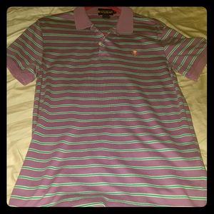 NWOT Ralph Lauren Rugby Green & Purple Polo